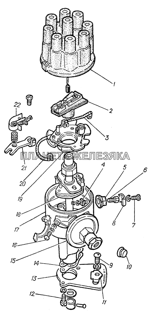 Распределитель зажигания ГАЗ-5312