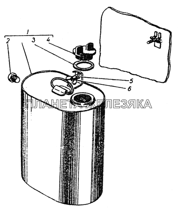 Бачек для масла ГАЗ-5312