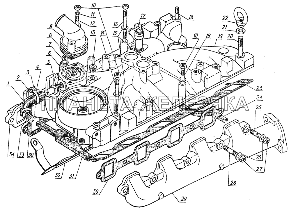 Газопровод ГАЗ-5312