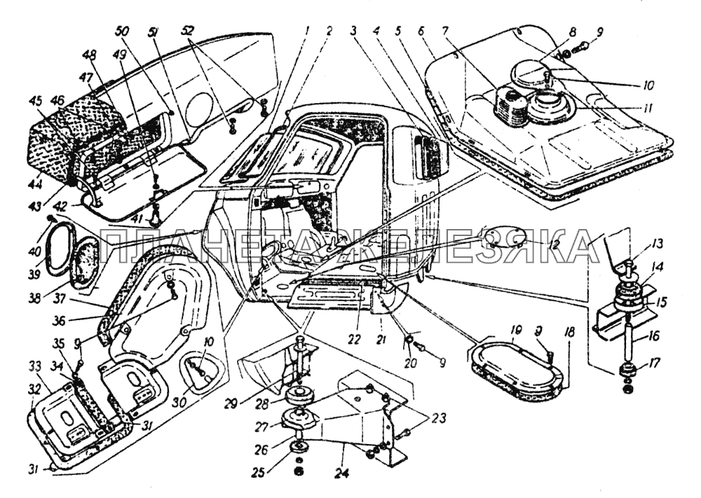 Кабина ГАЗ-5312