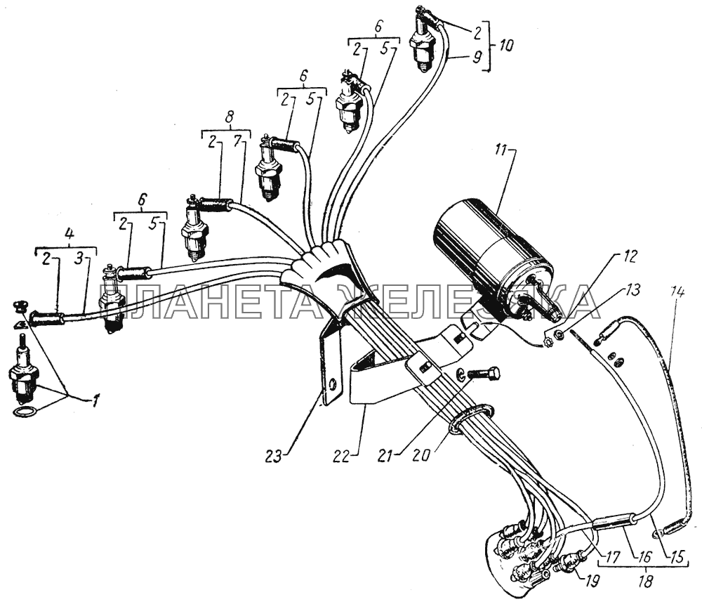 Свечи, катушка зажигания и провода ГАЗ-51 (63, 93)