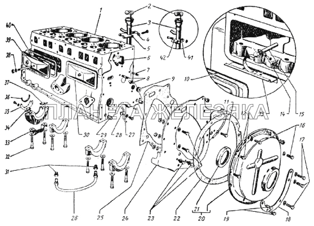 Блок цилиндров ГАЗ-69