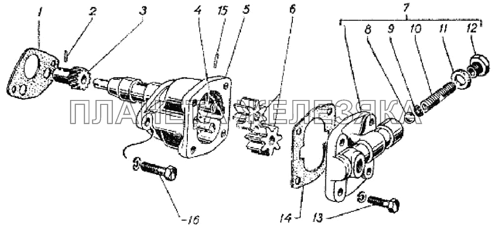 Масляный насос ГАЗ-69