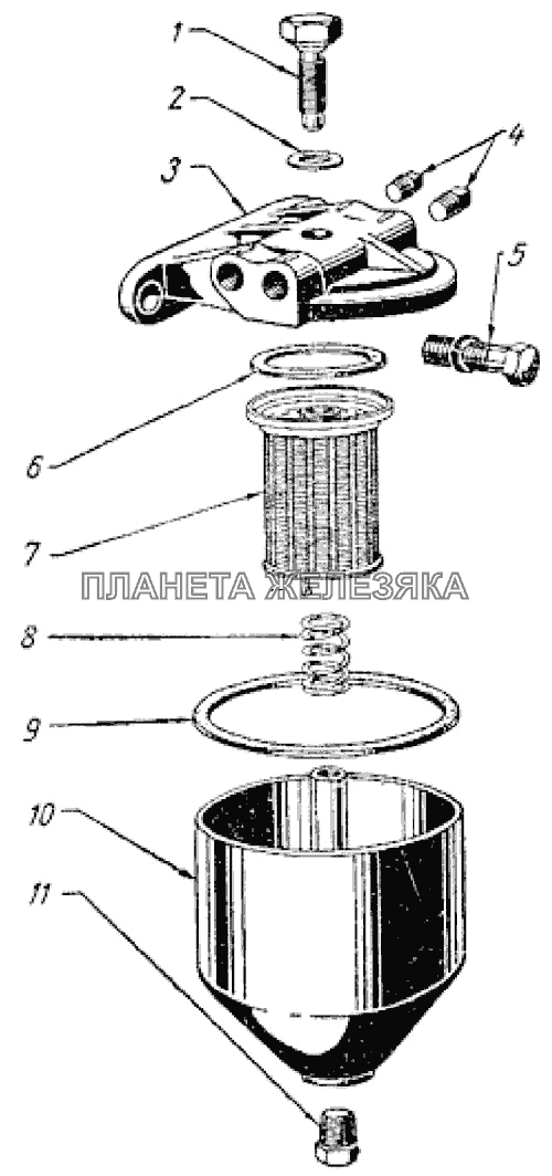 Бензиновый отстойник ГАЗ-69