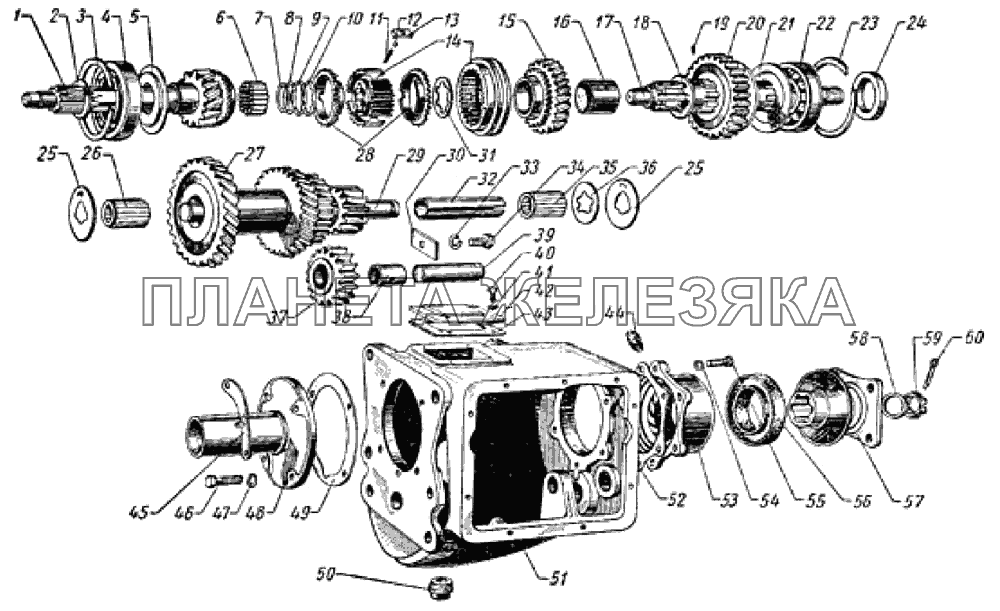 Коробка передач ГАЗ-69