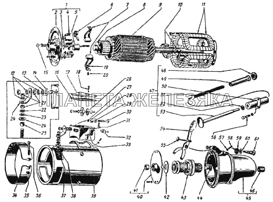 Стартер ГАЗ-69