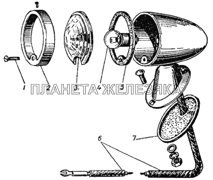 Подфарник ГАЗ-69