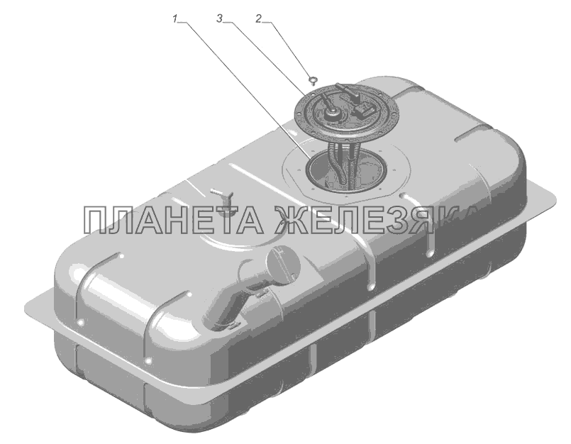 2705-1139001. Установка модуля топливозаборника ГАЗ-2705 (Cummins E-4)