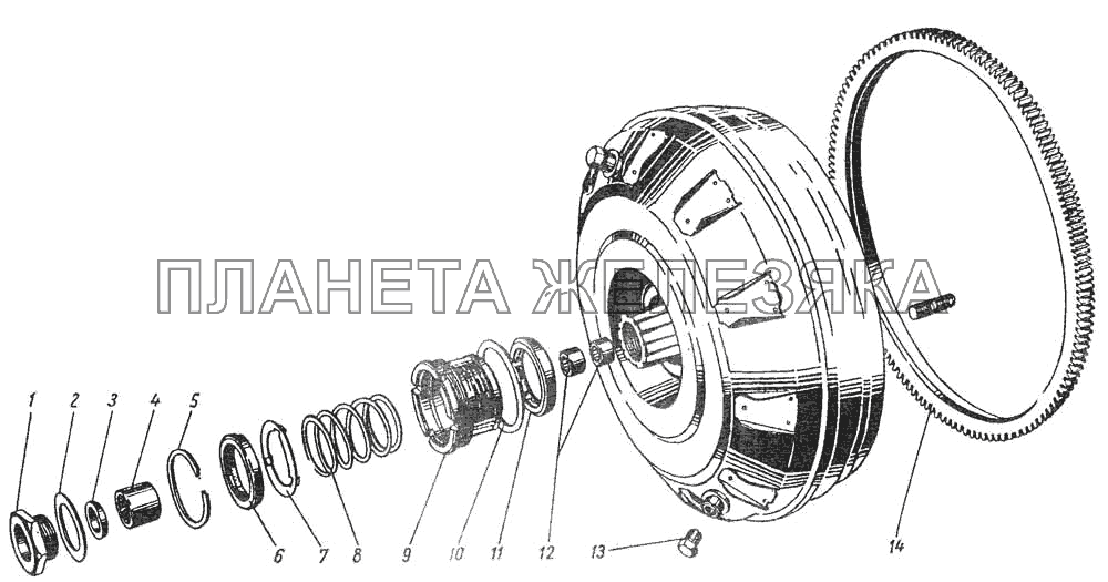 Гидравлическая муфта ГАЗ-12 (ЗИМ)