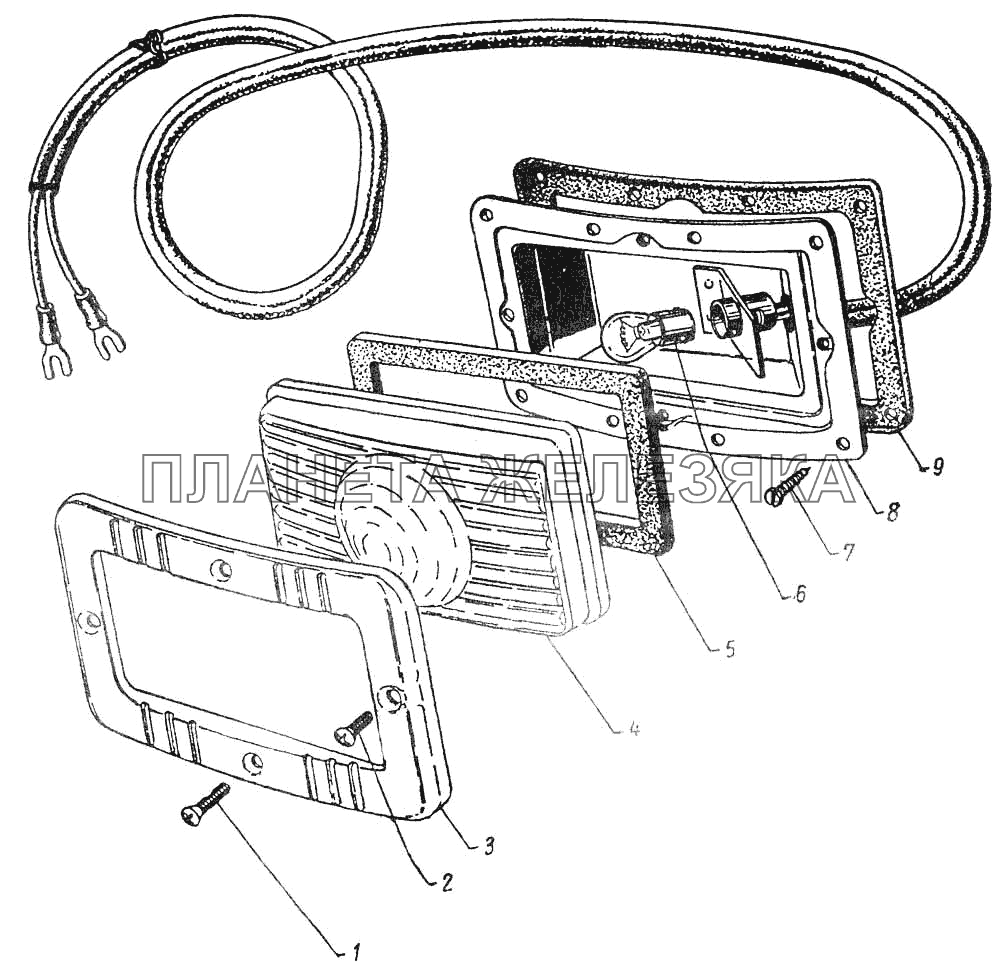 Подфарник ГАЗ-12 (ЗИМ)