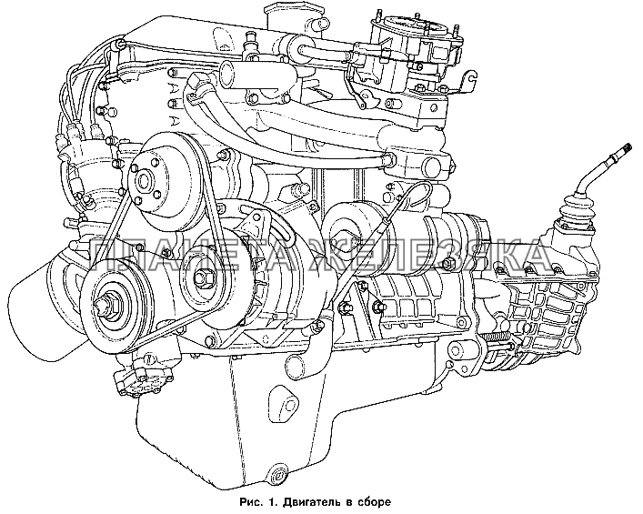 Двигатель в сборе ИЖ 2126