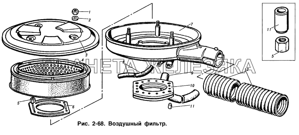 Воздушный фильтр ИЖ 2715