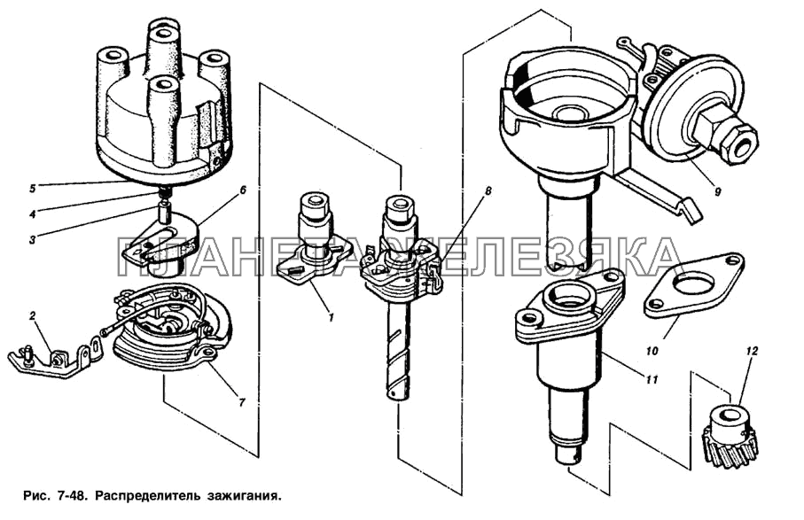 Распределитель зажигания ИЖ 2715