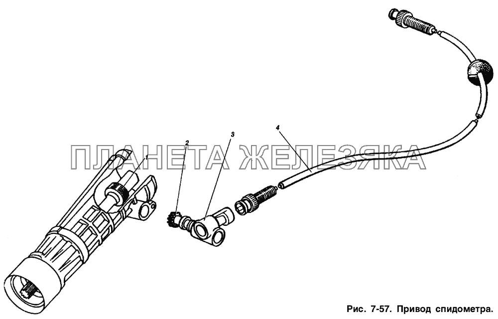 Привод спидометра ИЖ 2715