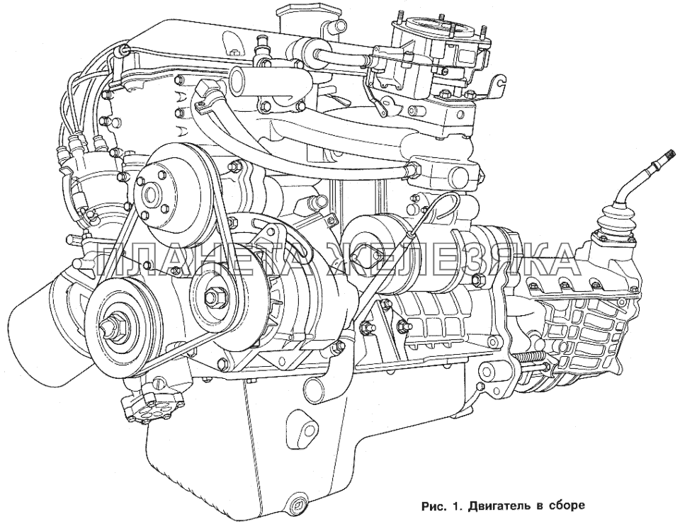 Двигатель в сборе ИЖ 2717