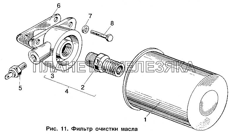 Фильтр очистки масла ИЖ 2717