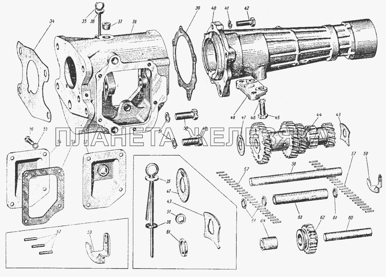 Коробка передач (Часть 2) ИЖ 434