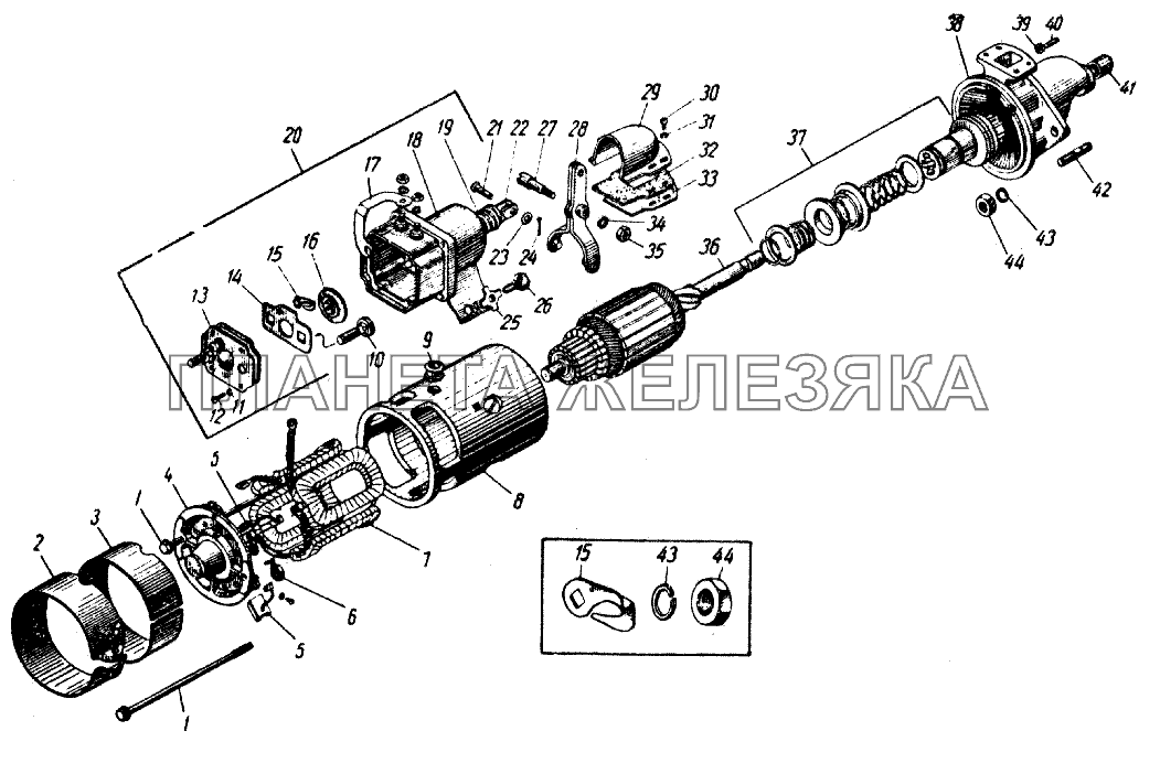 Стартер ИЖ 412