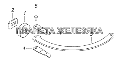 5320-6106083 Ограничитель двери КамАЗ-4308 (Евро 3)