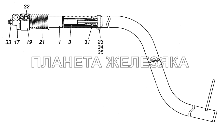 Тяга в сборе 4308-1703325 КамАЗ-4308