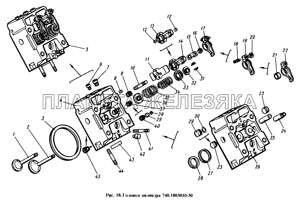 Головка цилиндра КамАЗ-4310