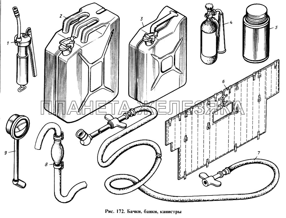 Бачки, банки, канистры КамАЗ-4310