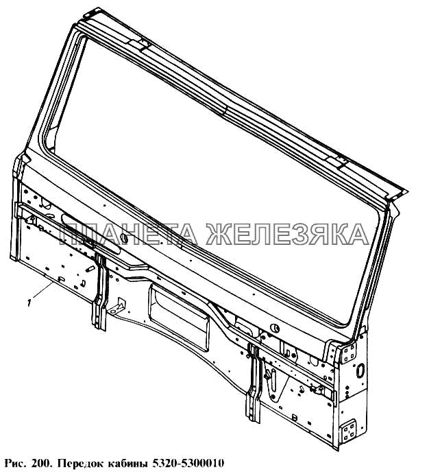 Передок кабины КамАЗ-4310