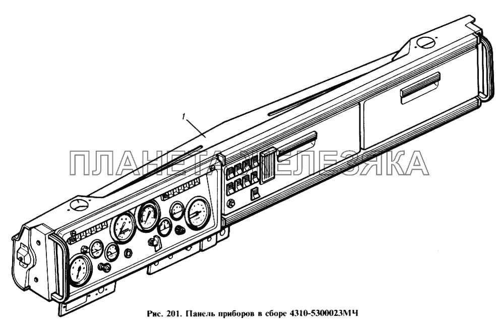 Панель приборов в сборе КамАЗ-4310