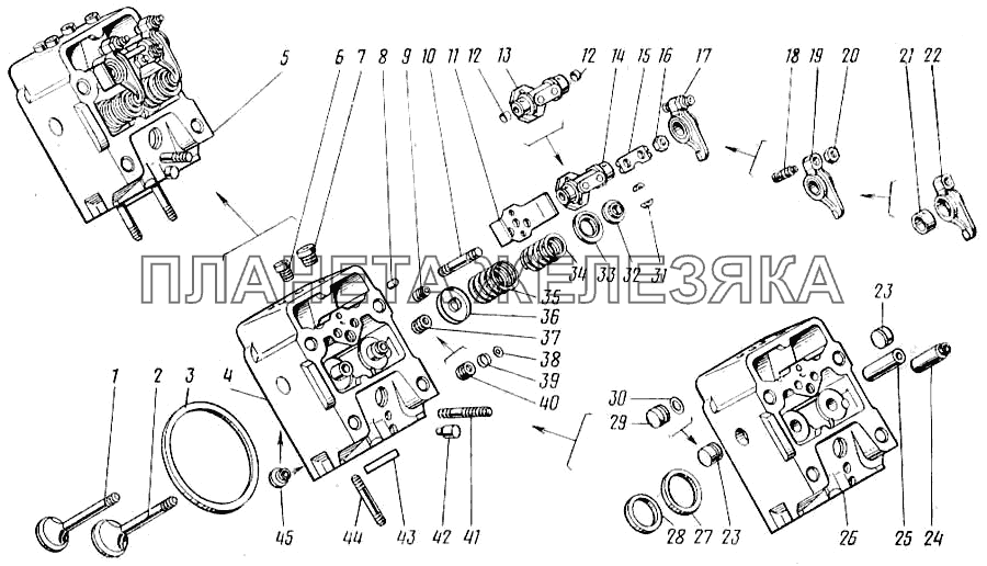 Головка цилиндра 740.1003010-30 КамАЗ-43101