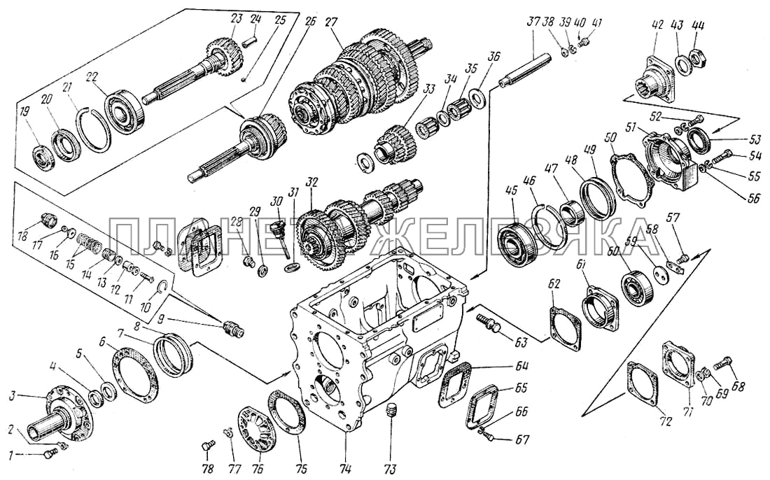 Коробка передач КамАЗ-43101