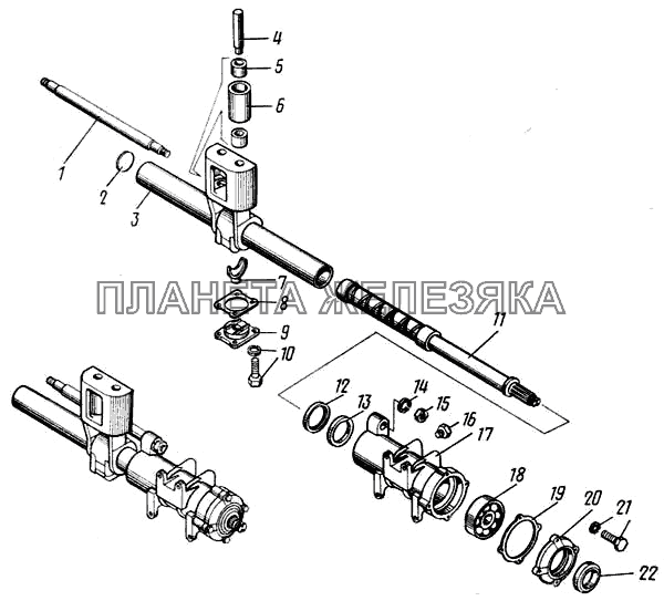 Тросоукладчик лебедки в сборе 4310-4511010 КамАЗ-43101