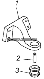 Кронштейн передней опоры силового агрегата КамАЗ-4326 (каталог 2003г)