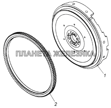 Маховик КамАЗ-43118
