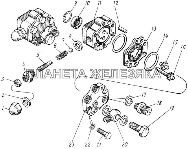 Насос топливный предпускового подогревателя КамАЗ-43118