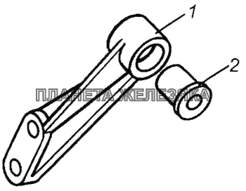 Кронштейн вала привода управления регулятором КамАЗ-43118