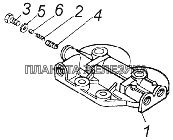 Крышка КамАЗ-43114 Крышка КамАЗ-43114