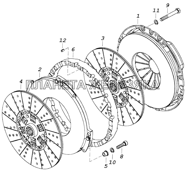 Сцепление КамАЗ-43118