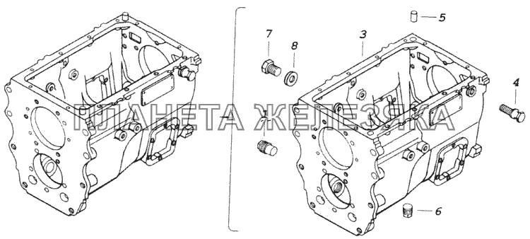 Картер коробки передач КамАЗ-43118