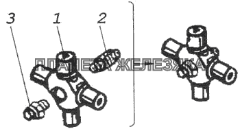 Крестовина карданного вала КамАЗ-4326 (каталог 2003г)