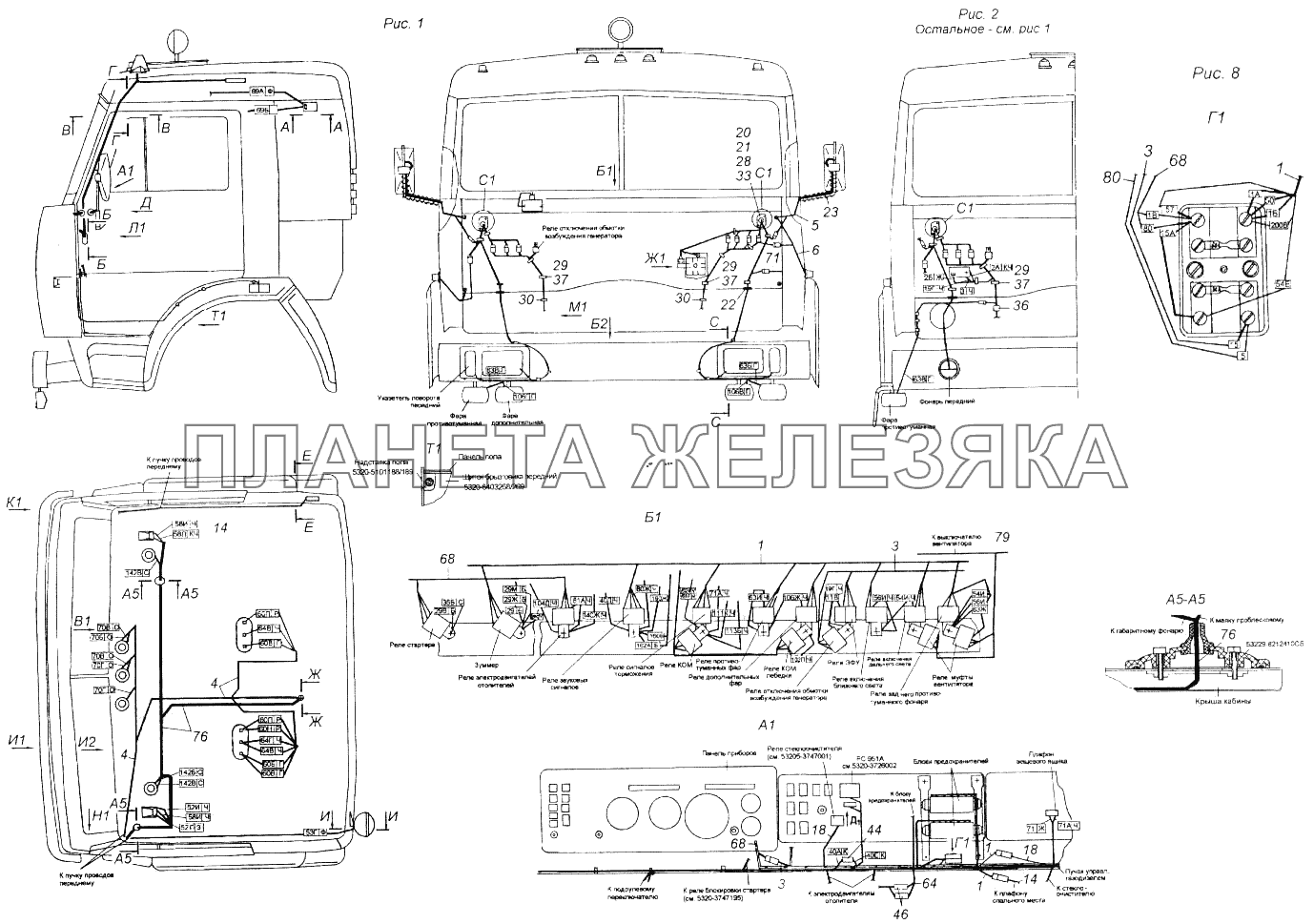 Установка проводов на кабине КамАЗ-43118 Установка проводов на кабине КамАЗ-43118