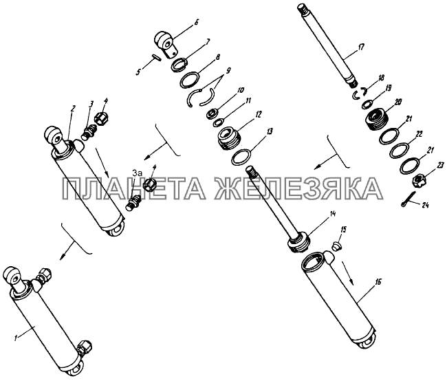 Цилиндр КамАЗ-43114