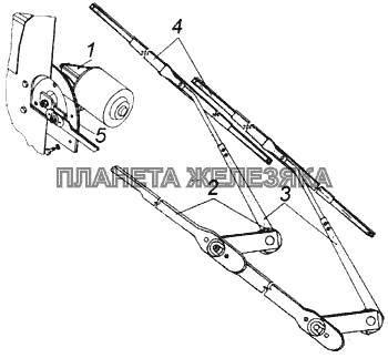 Стеклоочиститель КамАЗ-43118