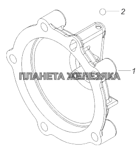 65111-1802104-10 Крышка заднего подшипника промежуточного вала КамАЗ-43118 (Евро 4)