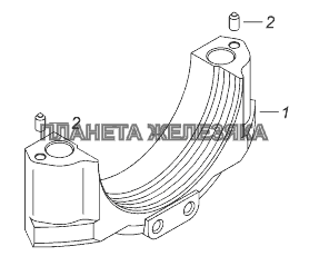 43114-2302076 Крышка подшипника КамАЗ-43118 (Евро 4)