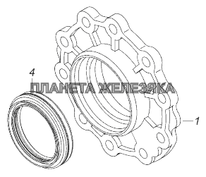 54115-2402050 Крышка стакана подшипников КамАЗ-43118 (Евро 4)