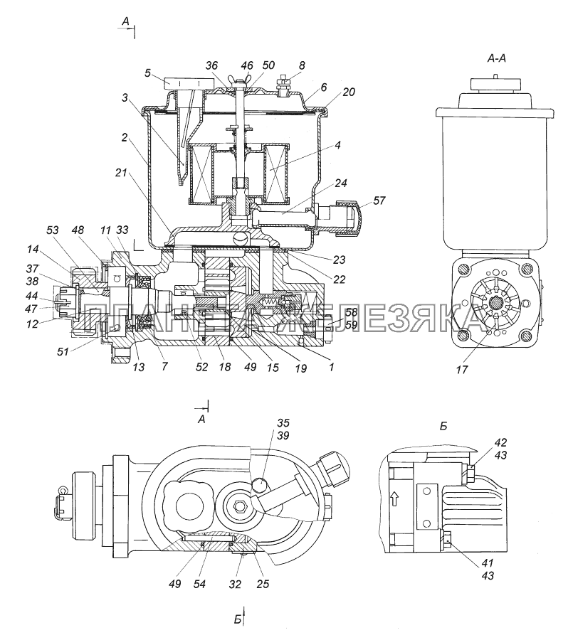 4310-3407200-01 Насос рулевого усилителя КамАЗ-43118 (Евро 4)