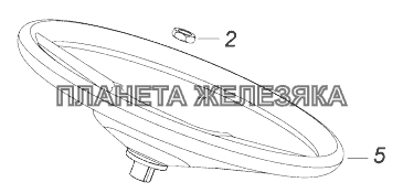 5460-3400002-19 Установка рулевого колеса КамАЗ-43118 (Евро 4)