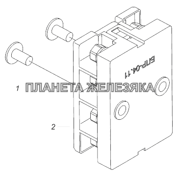 65115-3722002 Установка блока предохранителей КамАЗ-43118 (Евро 4)