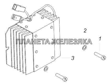 53215-3759001 Установка преобразователя напряжения КамАЗ-43118 (Евро 4)