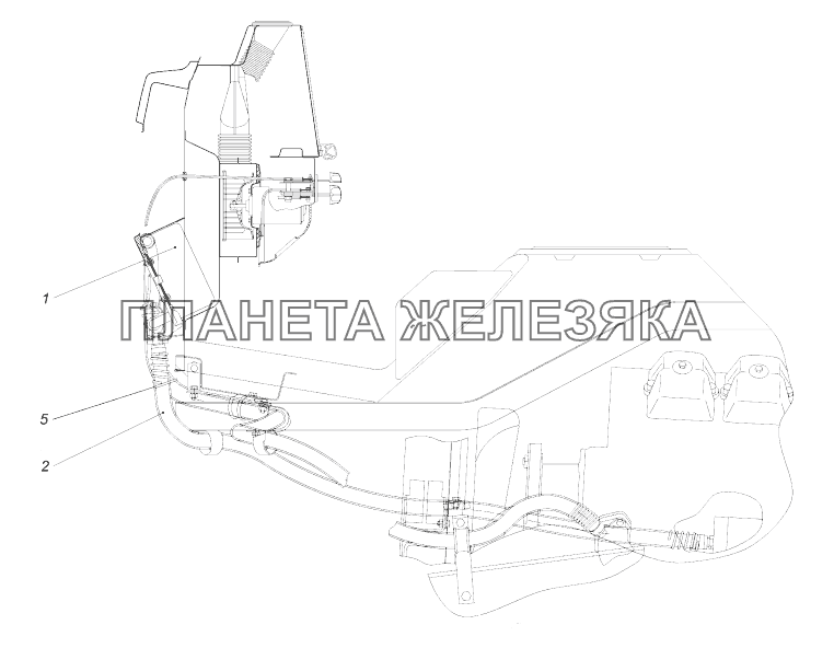 65111-8100005-51 Установка системы отопления КамАЗ-43118 (Евро 4)